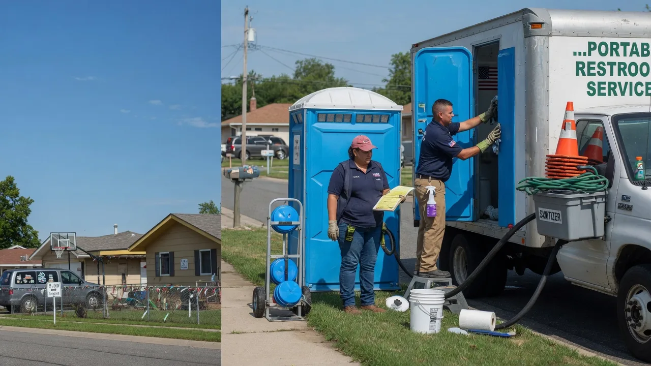 Portable Toilet Rental in New Sharon, IA near me